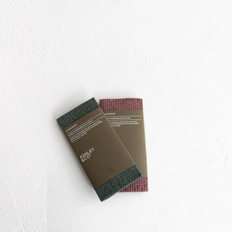 Clean Buff Eco Cloths - Sundown Plum