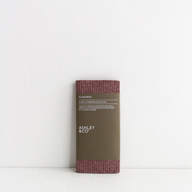 Clean Buff Eco Cloths - Sundown Plum