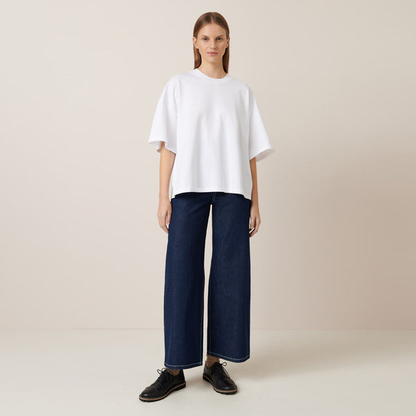 Oversized Boxy Tee  - White