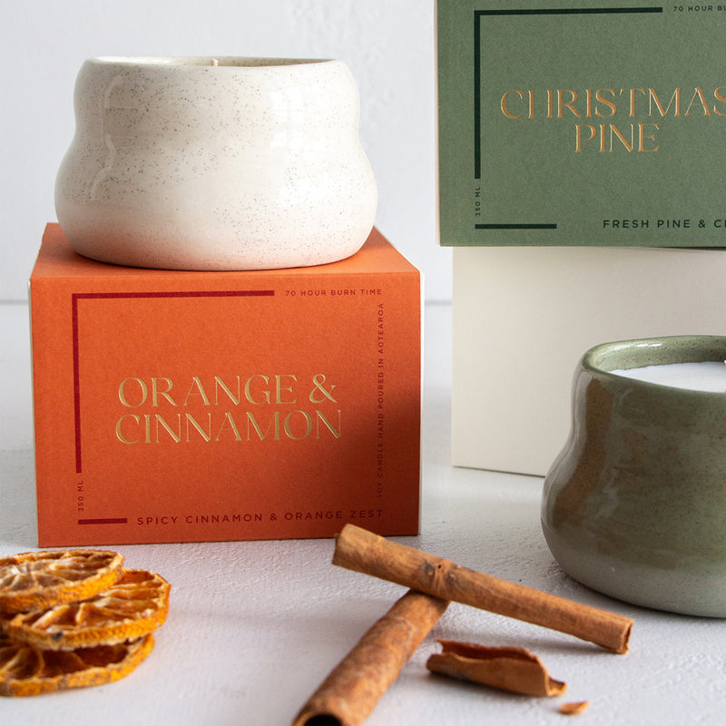 A&C Christmas Candle - Orange & Cinnamon