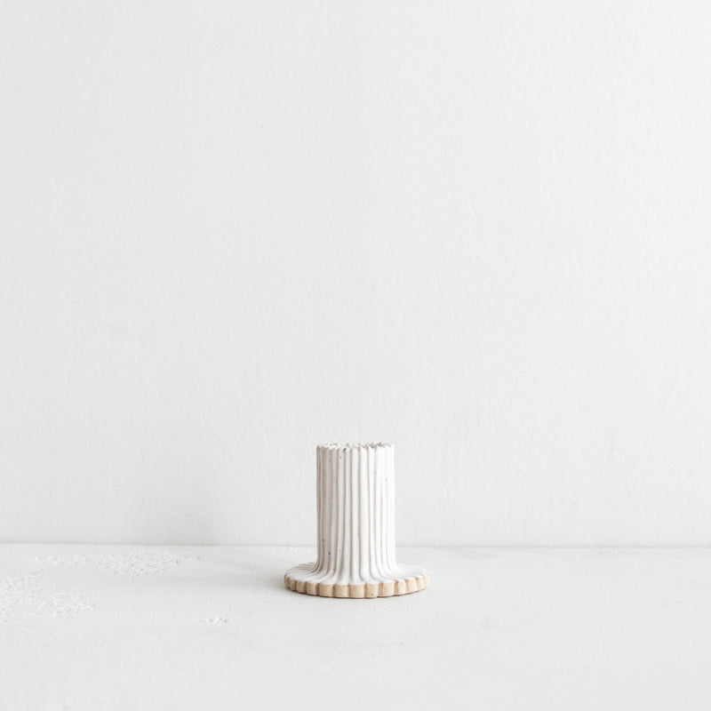 Petal Ceramic Candleholder - Tall