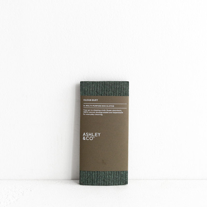 Clean Buff Eco Cloths - Hushed Kale