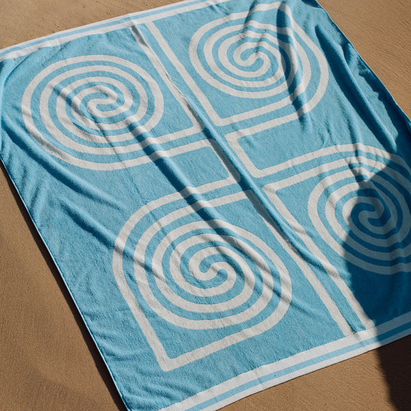 Sardinia Double Towel - Blue