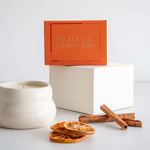 A&C Christmas Candle - Orange & Cinnamon