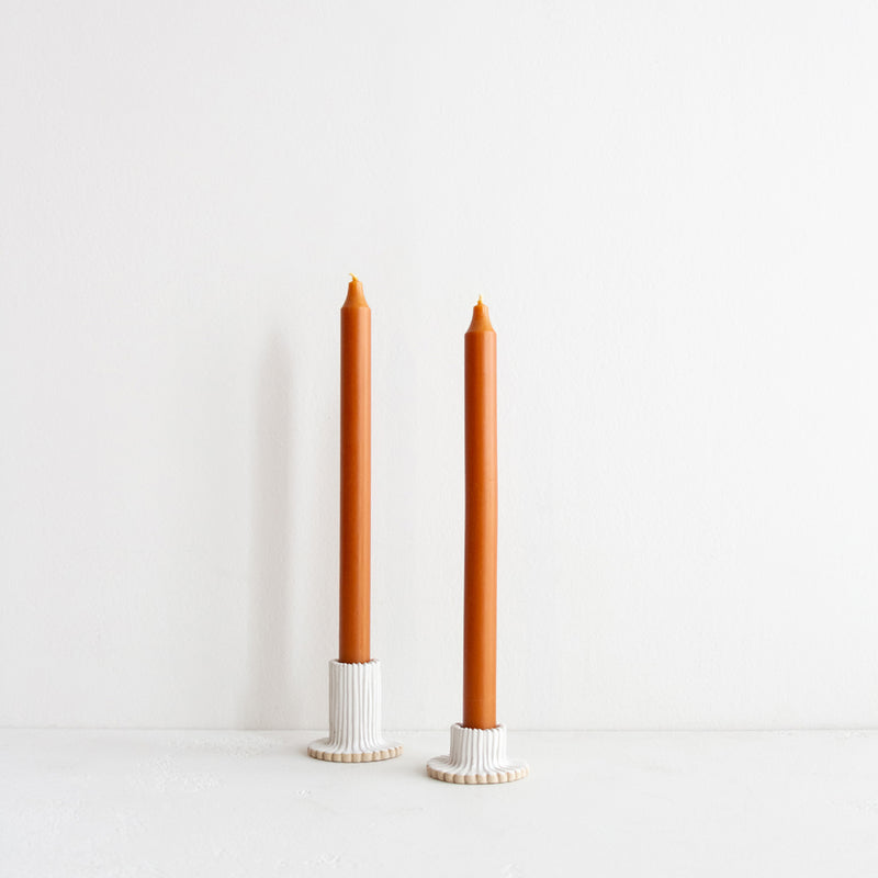 Petal Ceramic Candleholder - Short