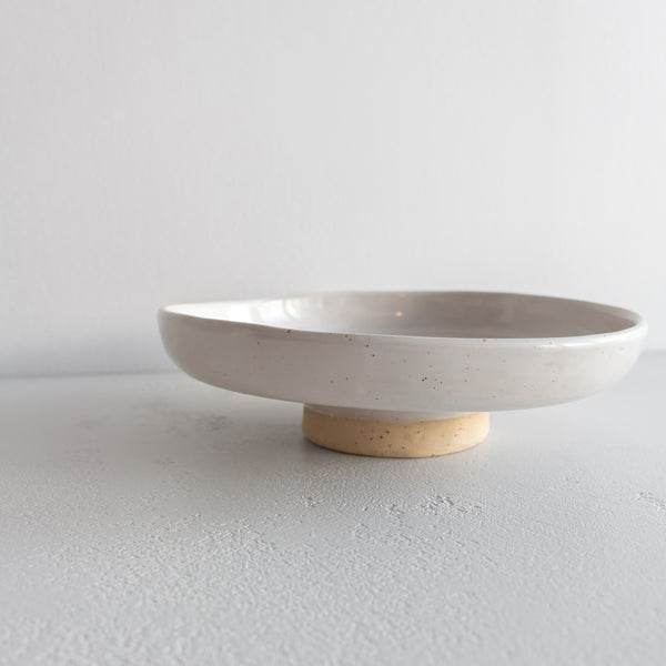 Pedestal Low Bowl