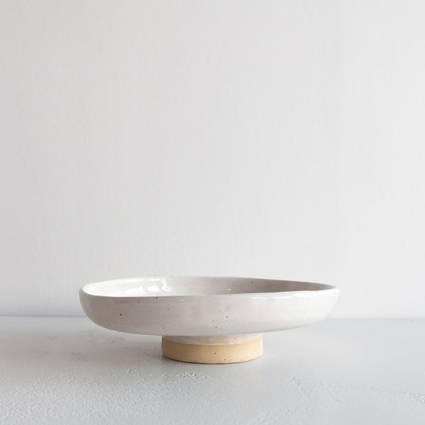 Pedestal Low Bowl