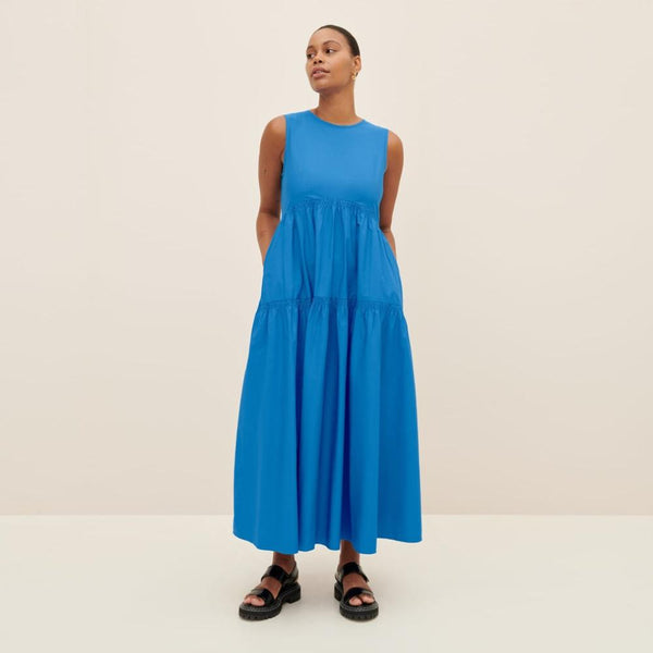 Kowtow Aurora  Dress - Ocean