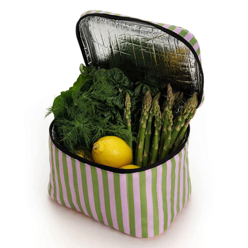 Puffy Lunch Bag - Hotel Stripe