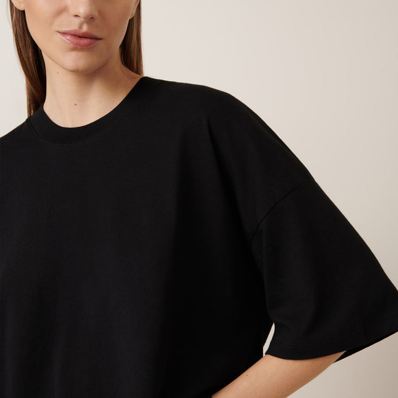 Oversized Boxy Tee - Black