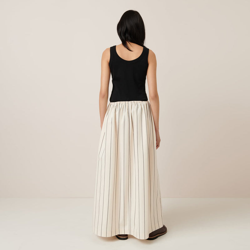 Linear Skirt - Greige