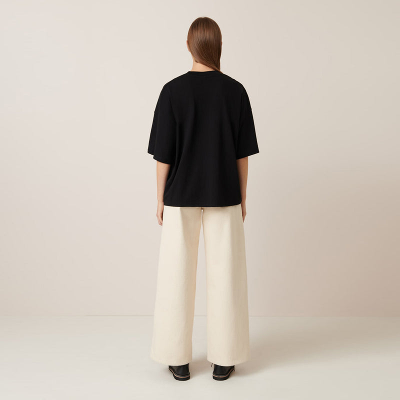 Oversized Boxy Tee - Black