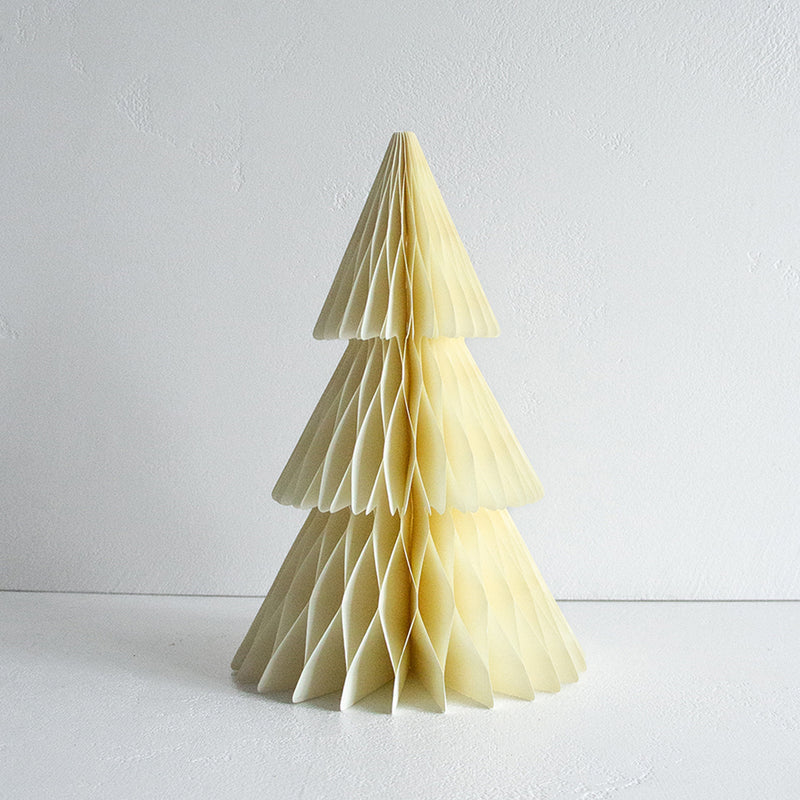 Standing Honeycomb Tree - Off White 35cm