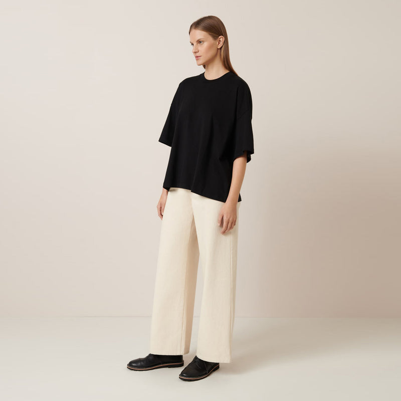 Oversized Boxy Tee - Black