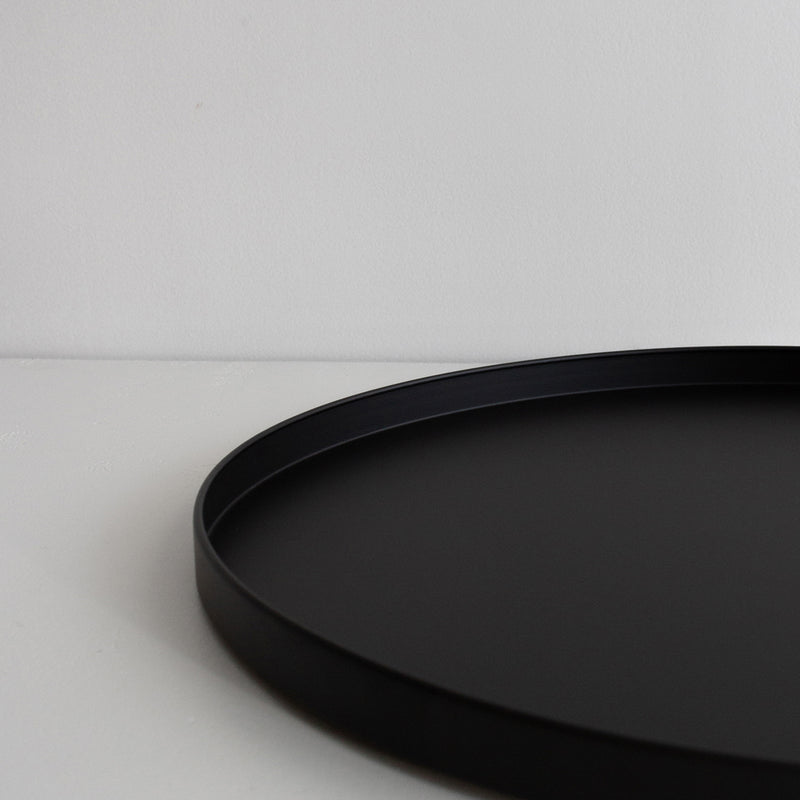 Round Tray - Black