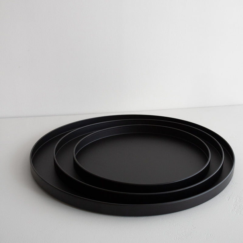 Round Tray - Black