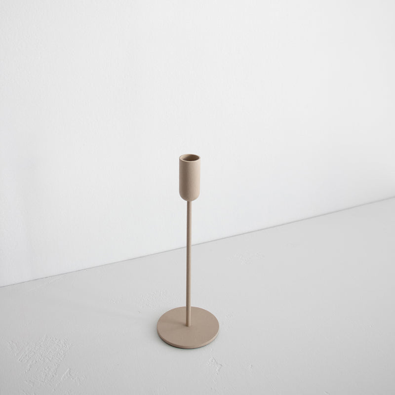 Mona Candleholder  Small - Latte