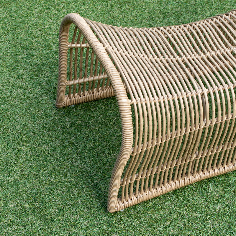 Wave Foot Stool - Natural