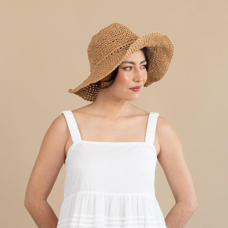 Raffia Foldable Hat