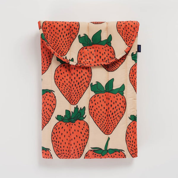 Puffy Laptop Sleeve 16" - Strawberry