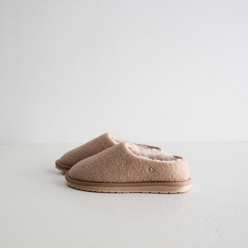 Joy Felt Slipper - Macadamia