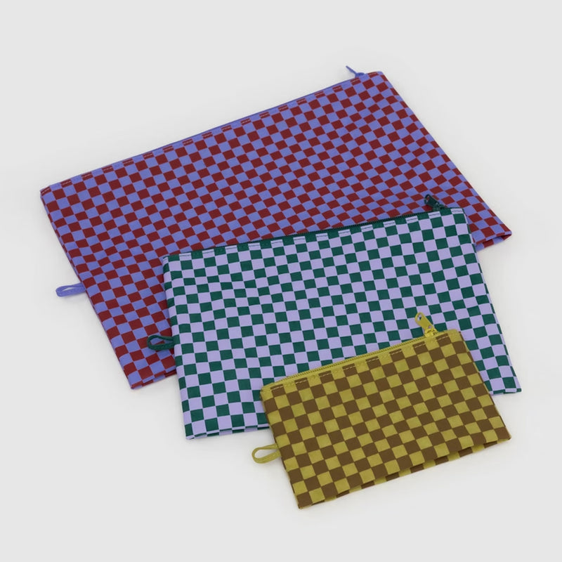 Go Pouch Set - Jewel Checks