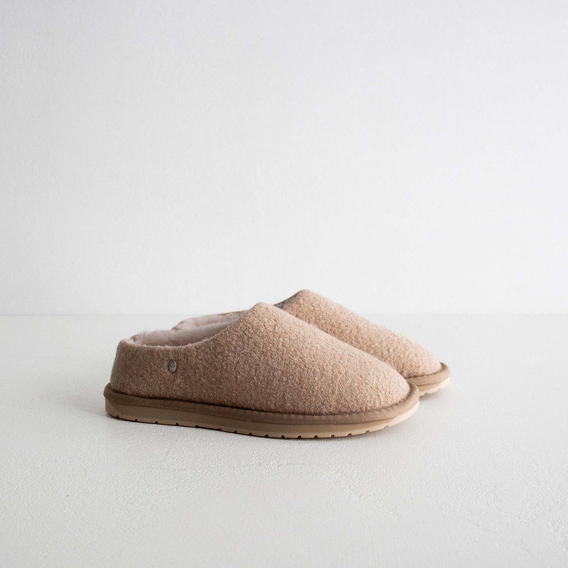 Joy Felt Slipper - Macadamia