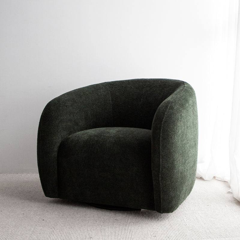 Xander Swivel Armchair - Forest