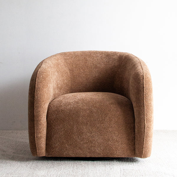 Xander Swivel Armchair - Caramel