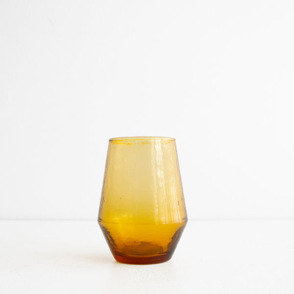 Stemless Glass - Amber