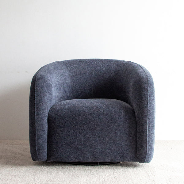 Xander Swivel Armchair - Steel