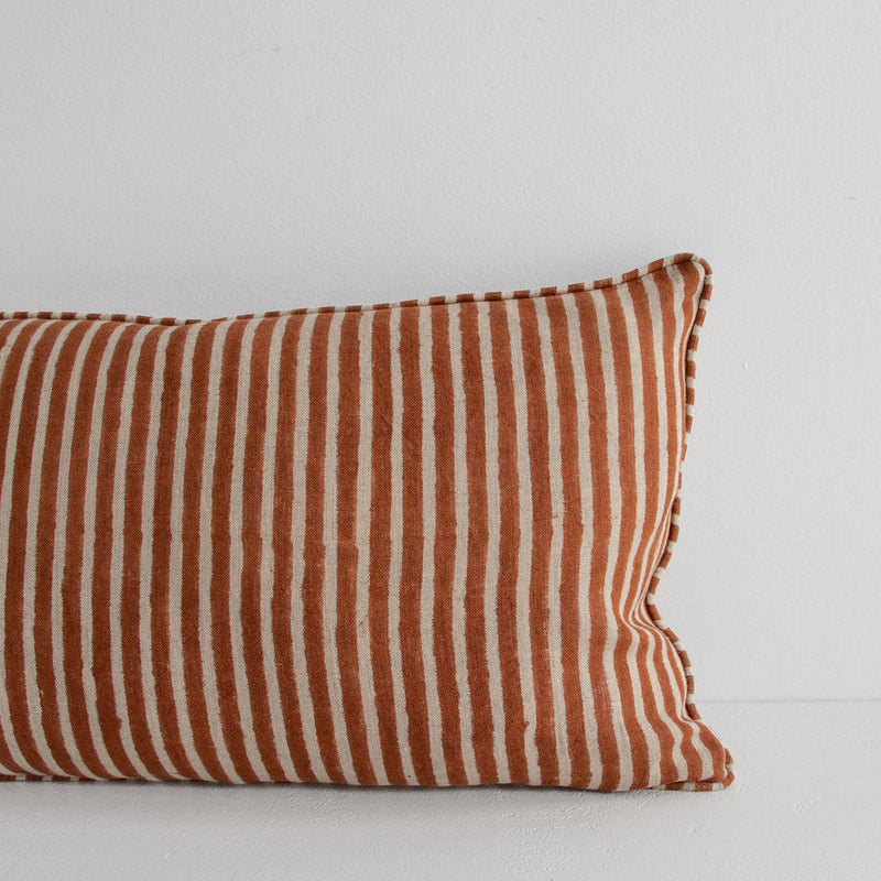 Gia Lumbar Cushion - Terracotta