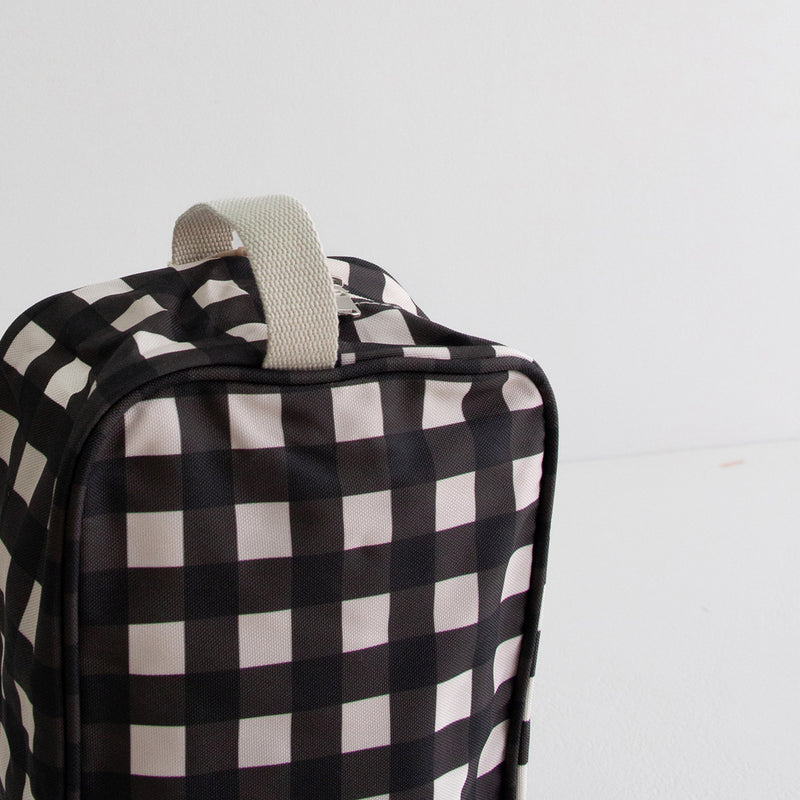 Travel Bag - Black Check