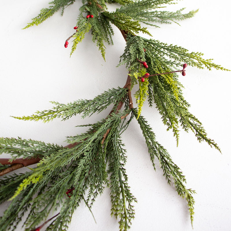 Juniper & Red Berry Garland