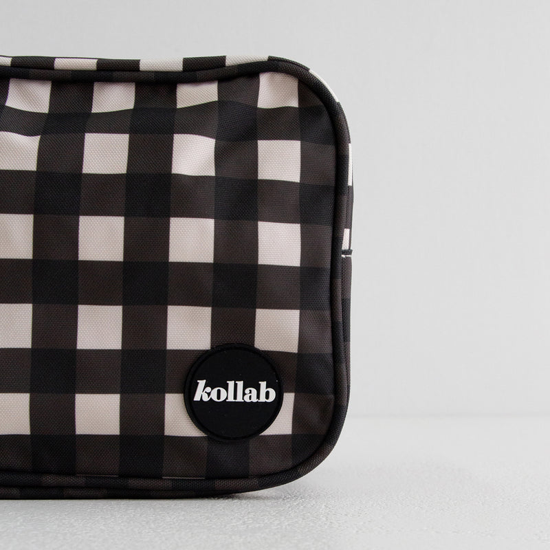 Travel Bag - Black Check