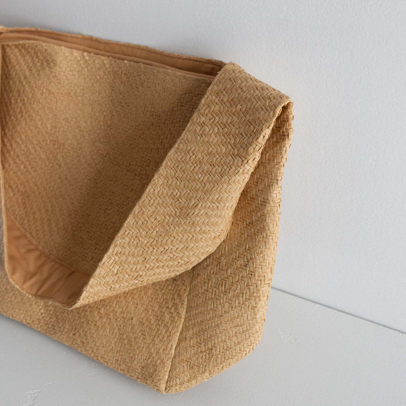 Byron Raffia Bag - Natural