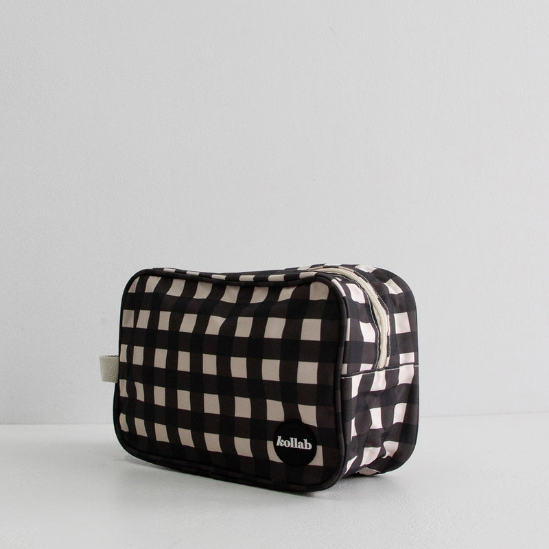 Travel Bag - Black Check