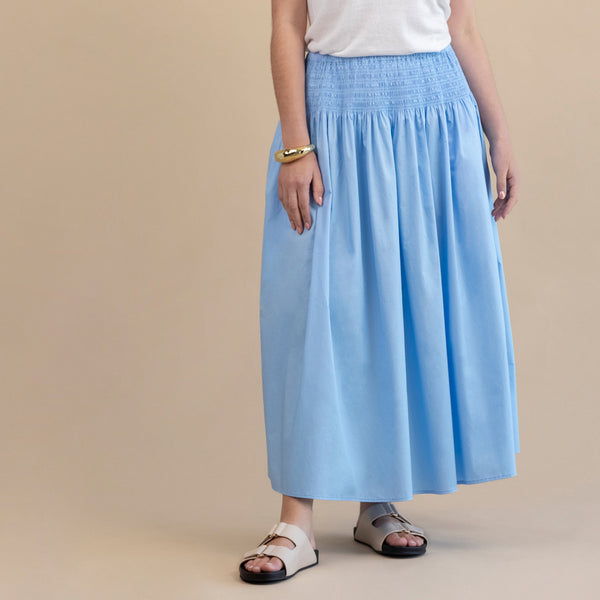 Bianca Skirt - Dusty blue