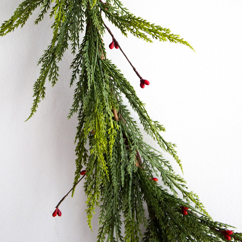 Juniper & Red Berry Garland