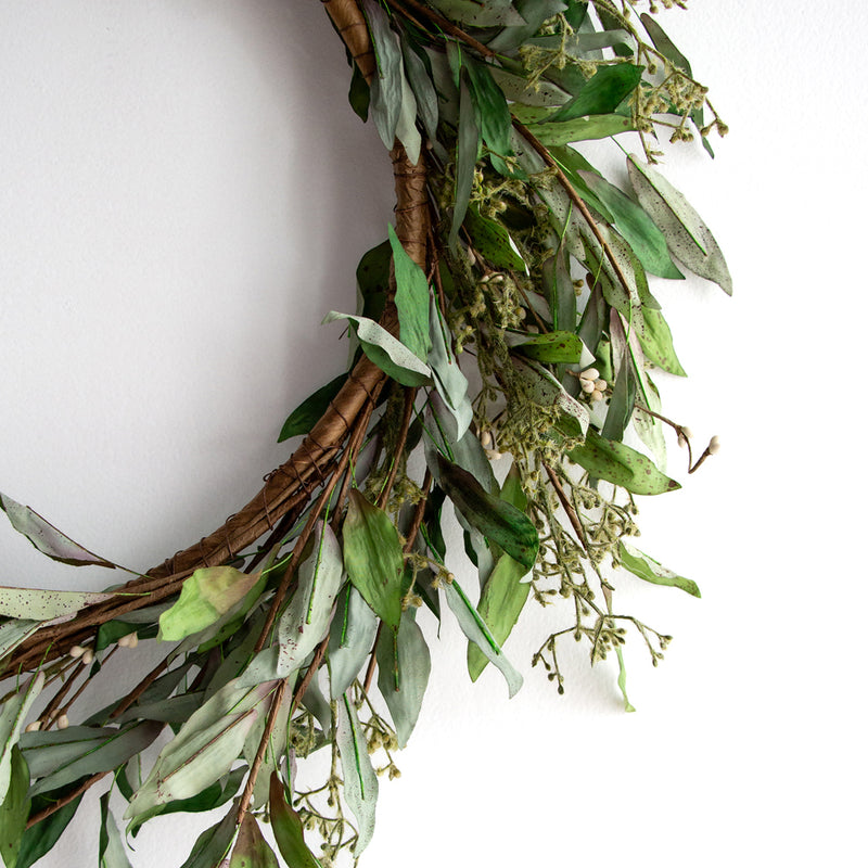 Dried Olive Leaf Wreath