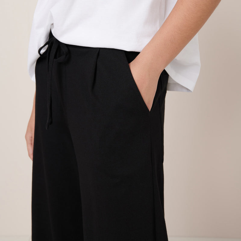 Wide Leg Pant - Black