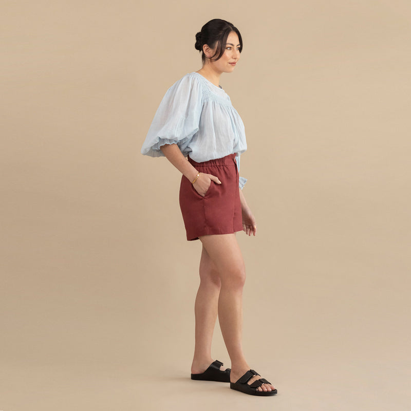 Jen Linen Short - Berry