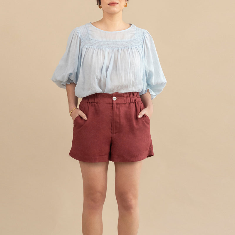 Jen Linen Short - Berry