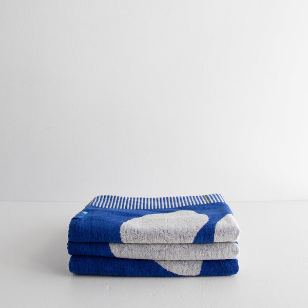 Lagos Double Towel - Sea Blue