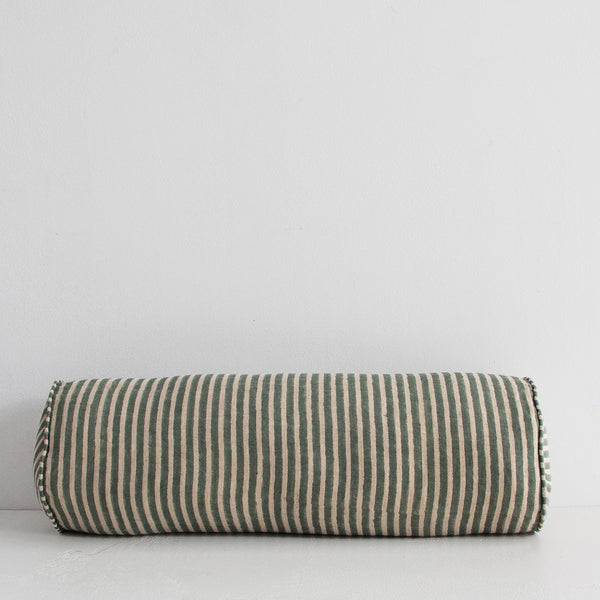 Margot Bolster Cushion - Jade