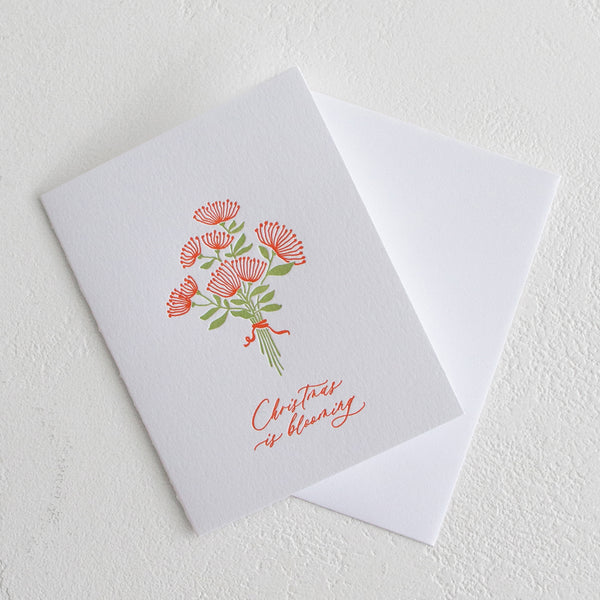 Christmas is Blooming Card