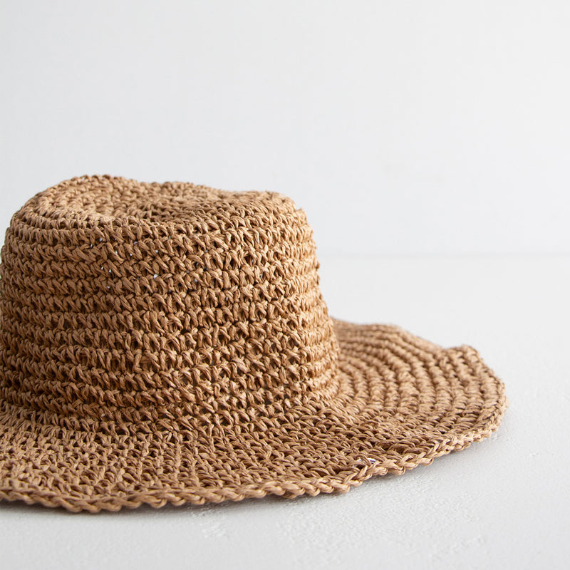 Raffia Foldable Hat