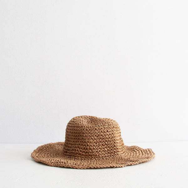 Raffia Foldable Hat