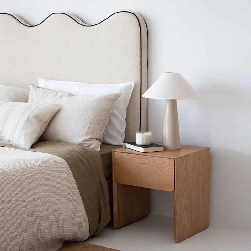 Alexander Bedside Table - Natural Oak