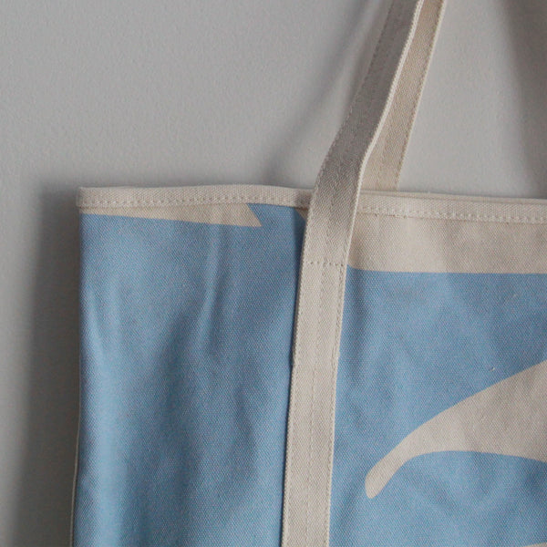 Summer Printed Tote Bag - Blue